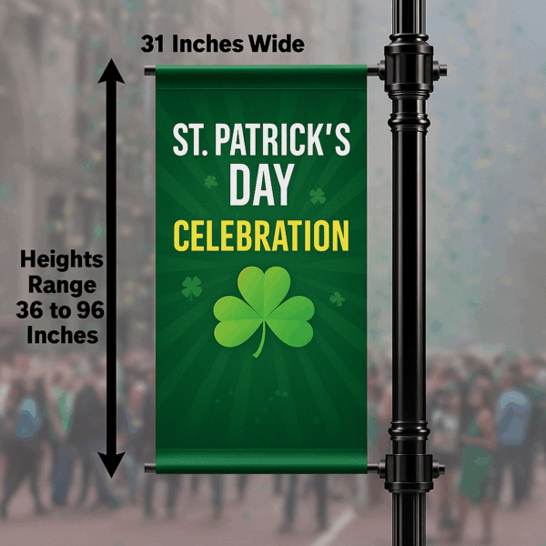 30" Wide Pole Banners