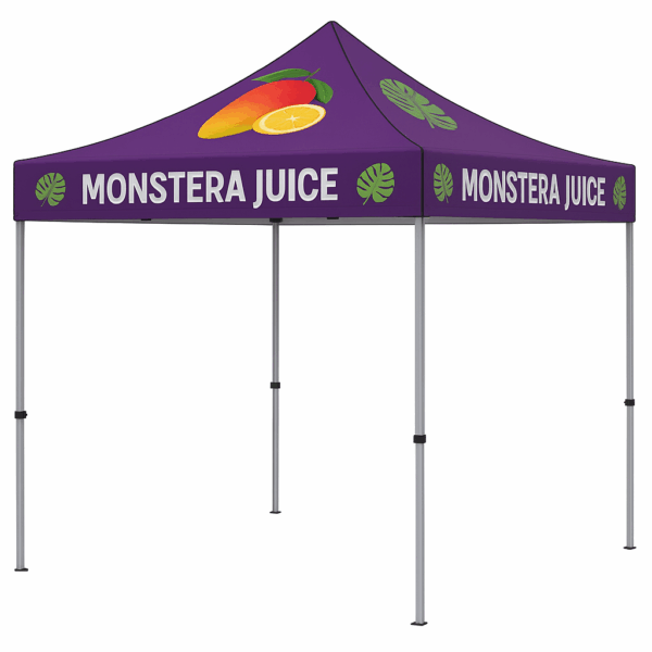 10x10 Aluminum Canopy Tent – Lightweight Frame with Full Color Print