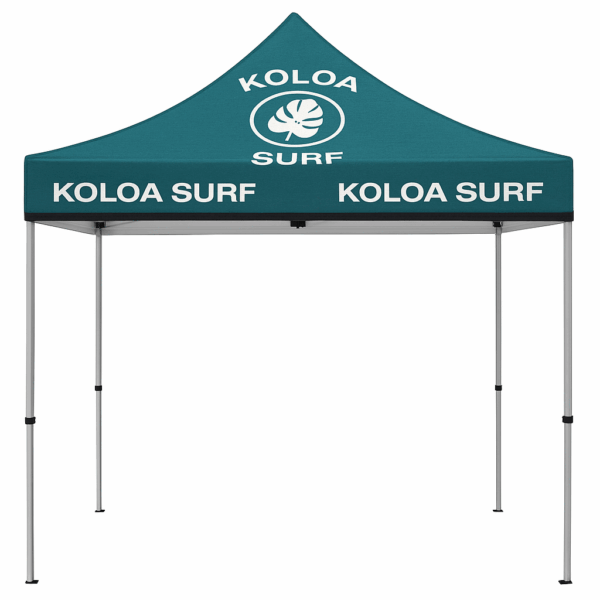 10x10 Aluminum Canopy Tent – Lightweight Frame with Full Color Print - Image 2