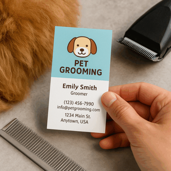 Free Business Cards For Pet Groomers