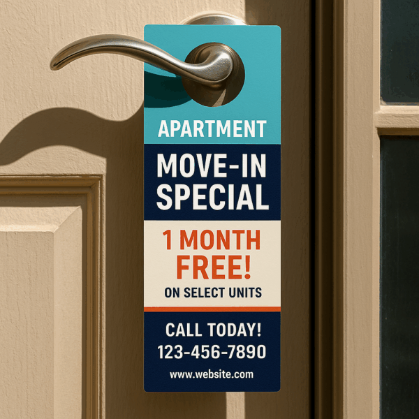 Free Door Hangers For Apartment Move-In Specials