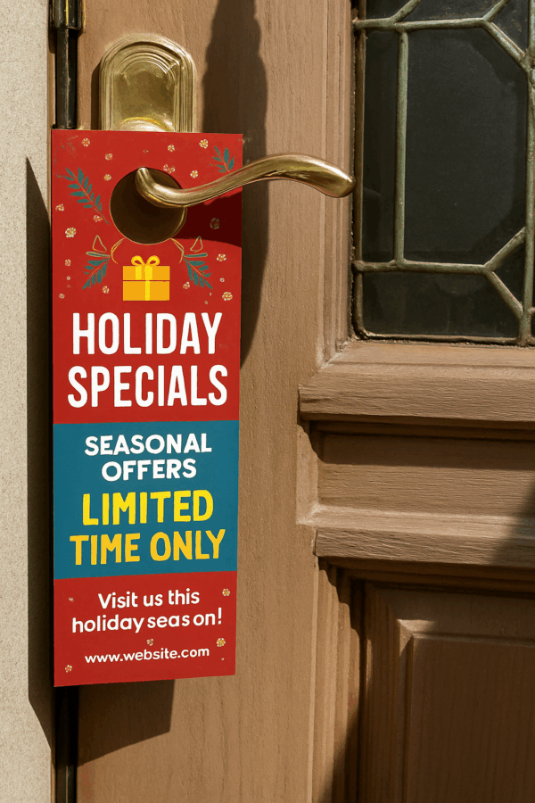 Free Door Hangers For Holiday Specials & Seasonal Promotions