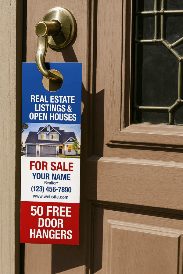 Free Door Hangers For Real Estate Listings & Open Houses