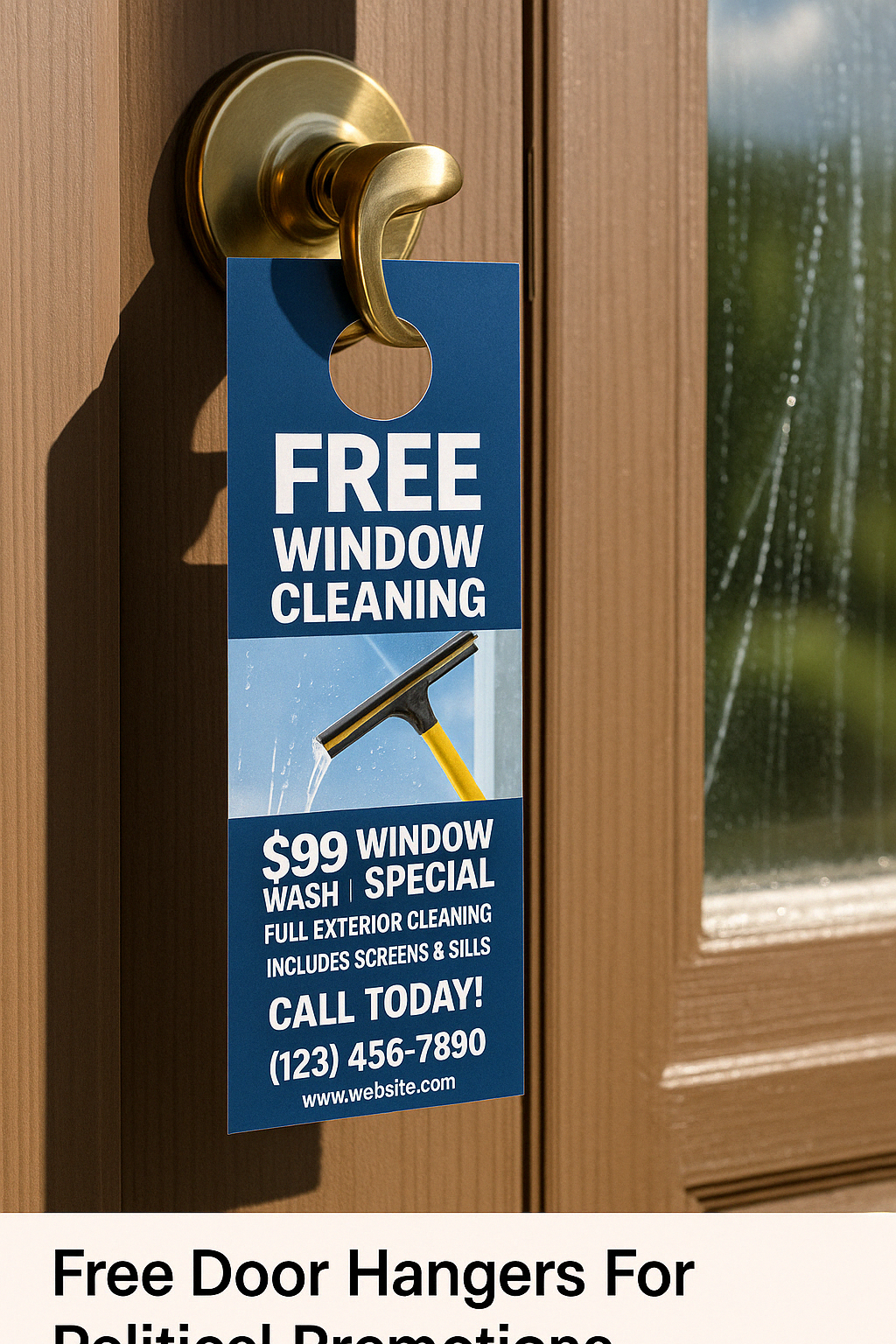Free Door Hangers For Window Cleaning Promotions
