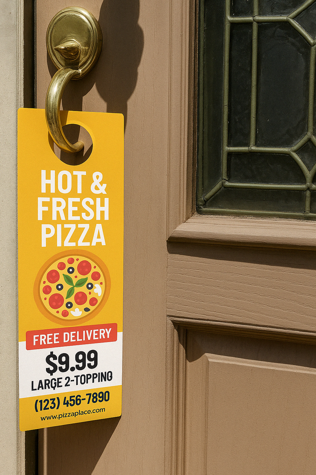 Free Door Hangers for Pizza Delivery & Takeout Specials