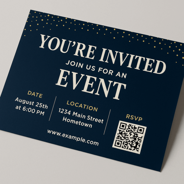 Free Event Invitation Postcards