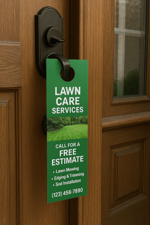 Free Door Hangers for Lawn Care Services & Estimates