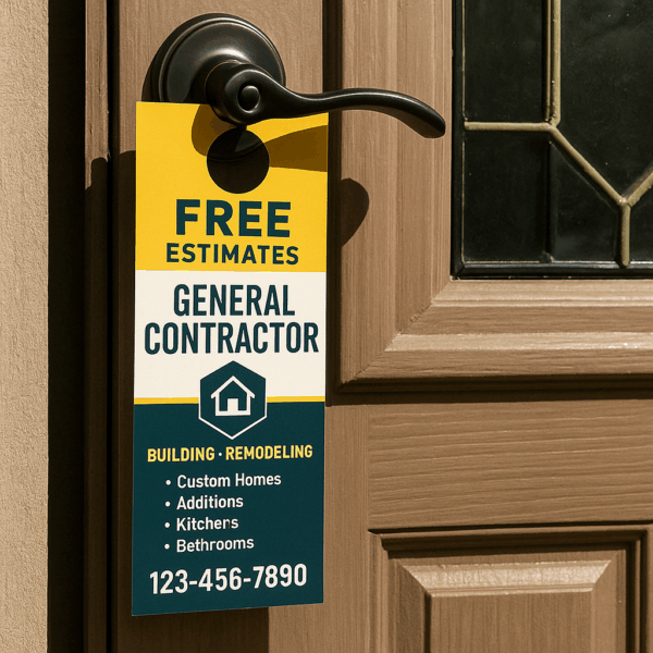 Free Door Hangers For General Contractors & Builders