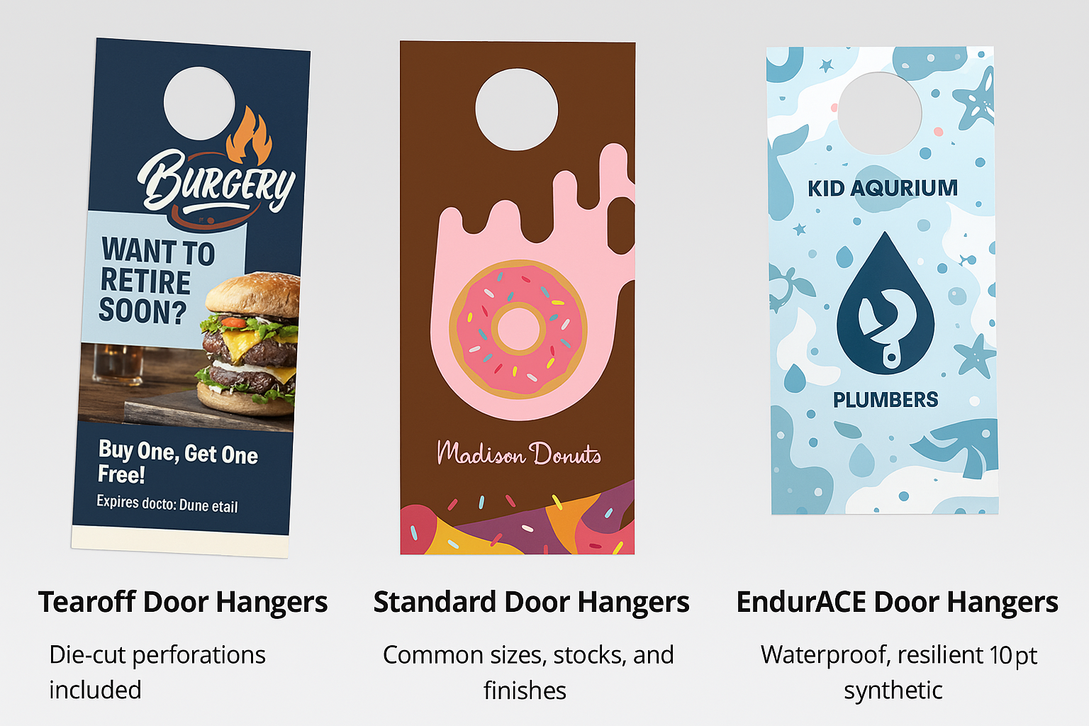 door hanger options Country Music Festival Banner