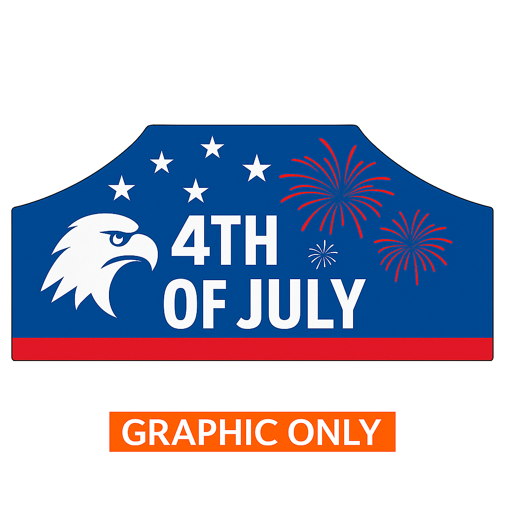 20x10 Aluminum Canopy Tent – Patriotic Double-Wide Pop-Up for 4th of July - Image 2